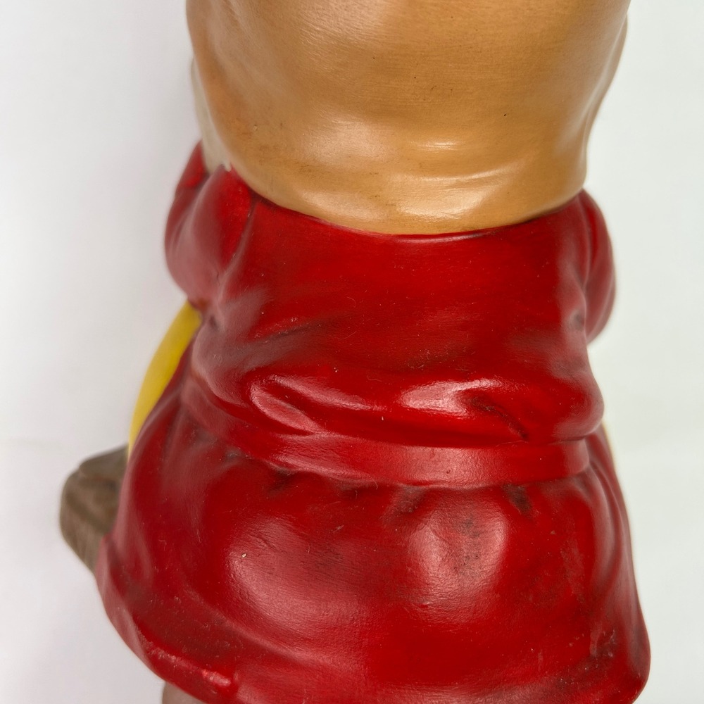 Cute Sitting Gnome Figurine Garden Yard Art Decoration Whimsical - Picture 11 of 11